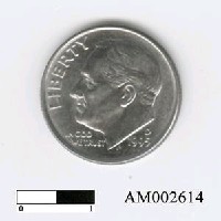 藏品(美國1角硬幣)的圖片